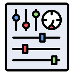 Control Systems icon vector image. Can be used for Business Audit.