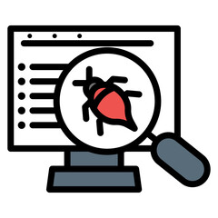 Penetration Testing icon vector image. Can be used for Business Audit.
