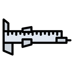 Calipers icon vector image. Can be used for Engineer in Mechanics.