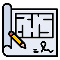 Engineer Signature icon vector image. Can be used for Engineer in Mechanics.