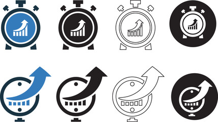 Performance, alarm, alert, dashboard, speedometer icon