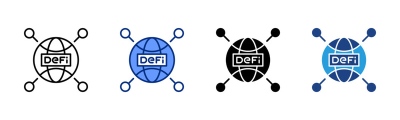 Defi icon sheet multiple style collection