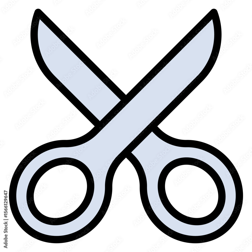 Poster scissors icon vector image. can be used for crafting.