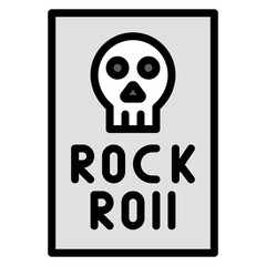 Rock Album icon vector image. Can be used for Rock and Roll.