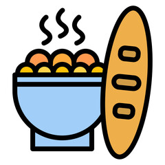 Food icon vector image. Can be used for Rescue And Response.