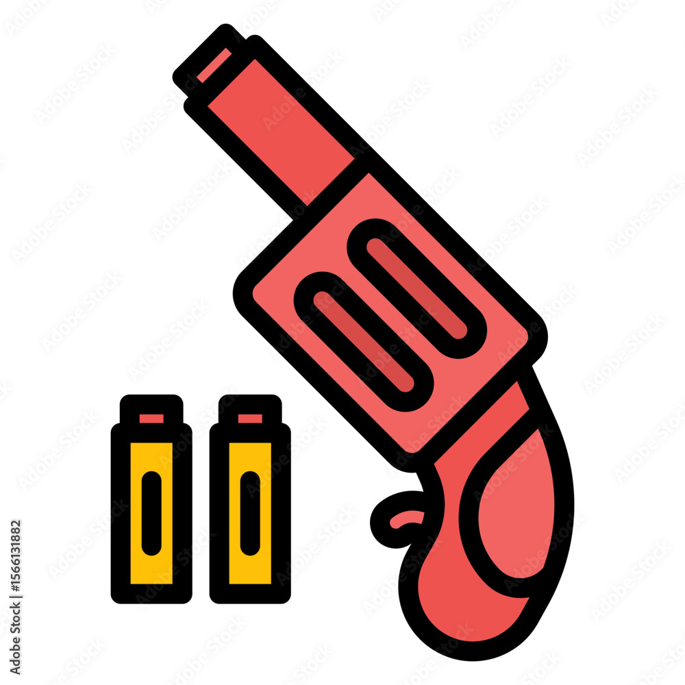 Poster signal flare icon vector image. can be used for rescue and response.