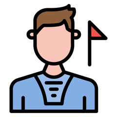 Travel Guide icon vector image. Can be used for Retirement.