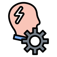 Pain Management icon vector image. Can be used for Psychiatric Hospitals.