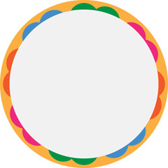 원형 프레임 디자인 