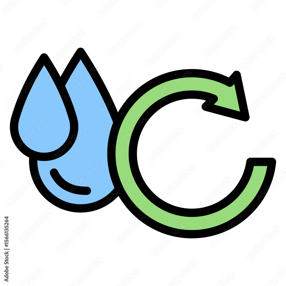 Poster renewable resources icon vector image. can be used for eco development.