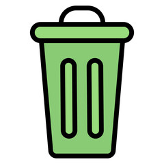 Recycling Bin icon vector image. Can be used for Eco Development.