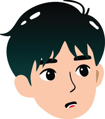 vector face man