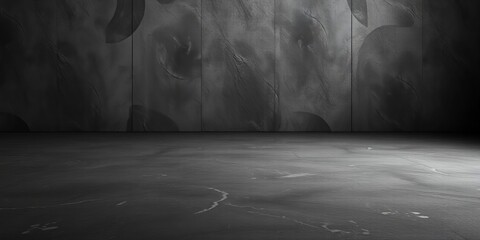 Dark plaster floor, ideal studio background for product photography,  seamless,  gym floor