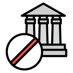 Anti Government icon vector image. Can be used for Protesting and Civil Disobedience.