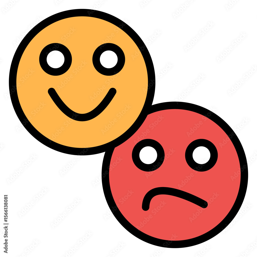 Aufkleber expression icon vector image. can be used for protesting and civil disobedience.