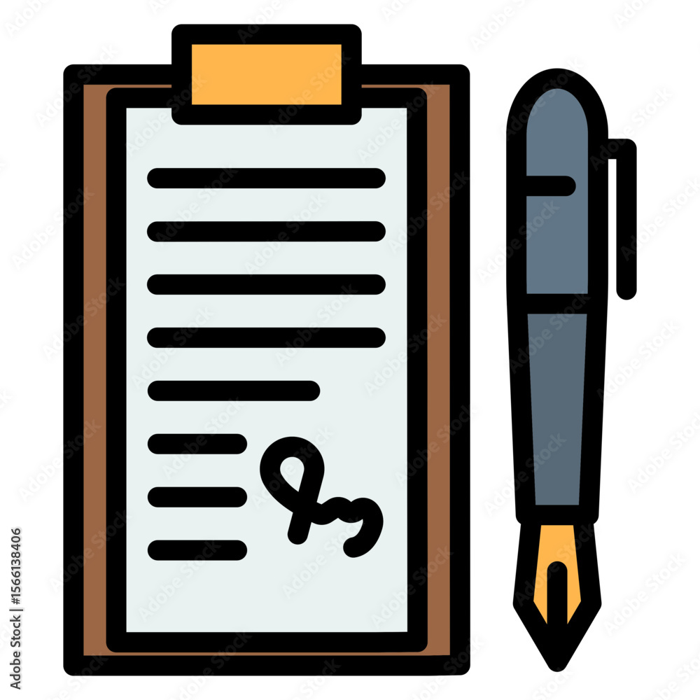 Poster petition icon vector image. can be used for protesting and civil disobedience.