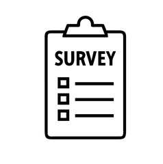Editable Stroke Survey and Feedback Icons Set – Vector Line Style for Questionnaire, Rating, and Poll UI Design