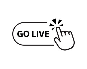 Go live button