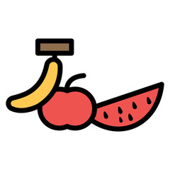 Fruit icon vector image. Can be used for Lifestyles.