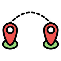 Journey icon vector image. Can be used for Lifestyles.