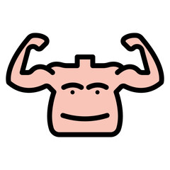 Obesity icon vector image. Can be used for Lifestyles.