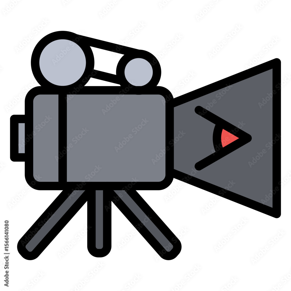 Poster camera angle icon vector image. can be used for filmmaking.