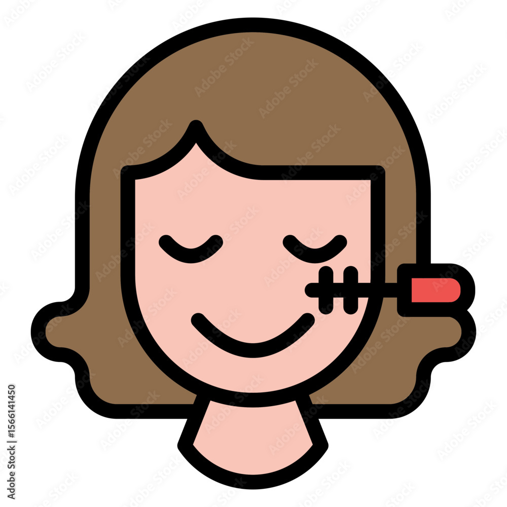 Poster make up icon vector image. can be used for filmmaking.
