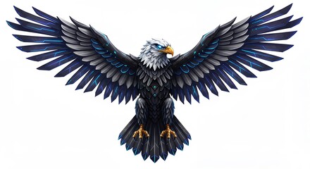 Fototapeta premium Eagle in flight graphic design