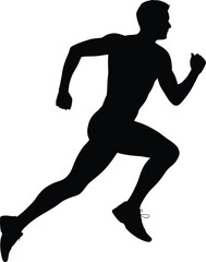 Black Silhouette People & Activities vector collection on isolated white background