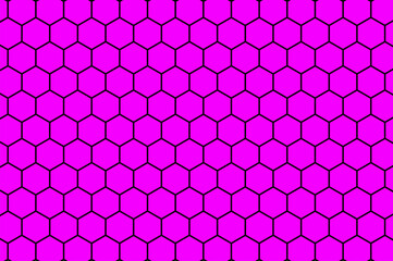 Abstract purple Hexagon seamless pattern background honeycomb geometric texture. Can use for banner, backdrop, presentation, wallpaper, simple elements or all digital purpose.