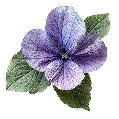 purple flower on transparent background