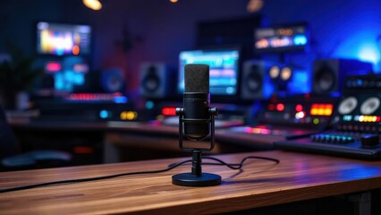 High-Quality Audio Recording Setup for Professional Content Creation and Broadcasting