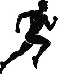 Black Silhouette People & Activities vector collection on isolated white background