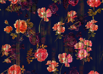 allover garment and saree design for printing