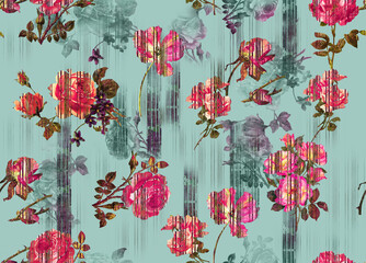 allover garment and saree design for printing