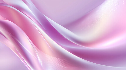 Elegant abstract background with flowing pink and purple gradient waves, soft light reflections, and smooth curves. Ideal for digital design, branding, or modern presentations.