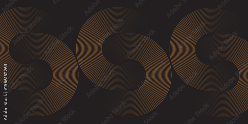 Aufkleber gold geometric abstract background overlapping layers on bright space with line effect decoration. c