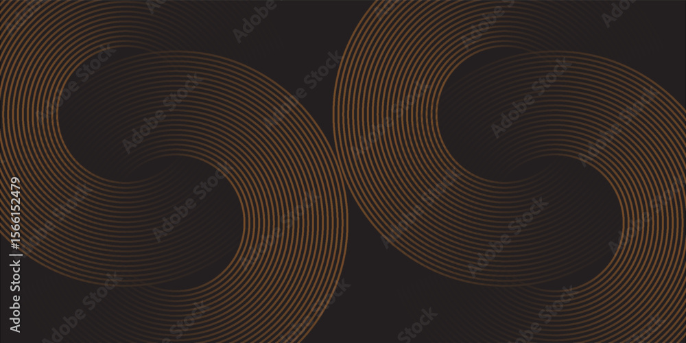 Aufkleber gold geometric abstract background overlapping layers on bright space with line effect decoration. c