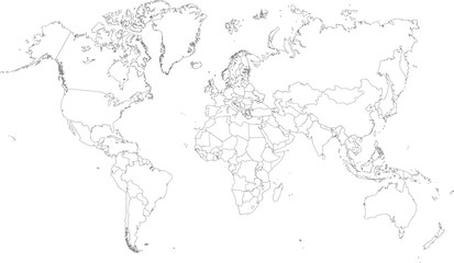 world map