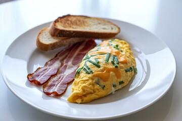 a perfectly cooked omelet