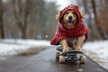 Golden Energy Unleashed: Golden Retrievers Diving, Playing Ball, Skateboarding, and Frolicking Together – A Joyful Showcase of Canine Vitality
Witness the boundless enthusiasm of Golden Retrievers in 