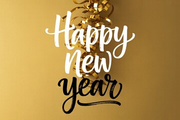 New Year greeting card design
