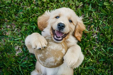 Golden Energy Unleashed: Golden Retrievers Diving, Playing Ball, Skateboarding, and Frolicking Together – A Joyful Showcase of Canine Vitality
Witness the boundless enthusiasm of Golden Retrievers in 