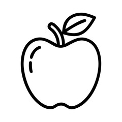 vector illustration of an apple