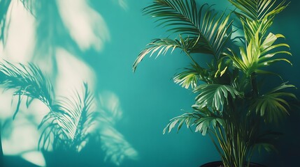 A tropical turquoise gradient background c