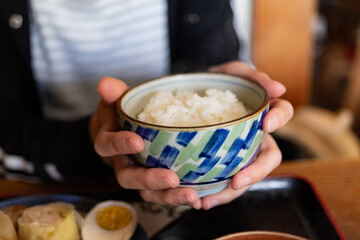 美味しいご飯を持っている人