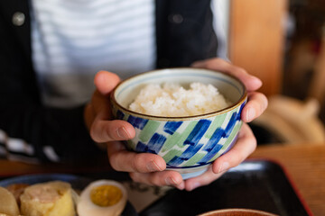 美味しいご飯を持っている人