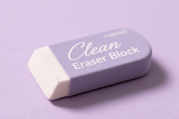 Eraser Block Flat Lay