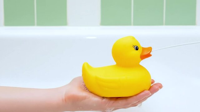 Rubber Duck Squirt Toy Bath Time