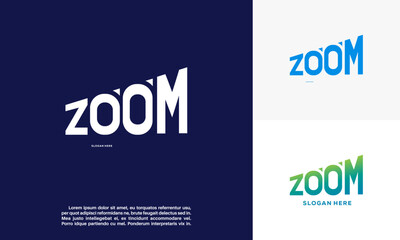 simple Zoom logo template designs, Research logo template